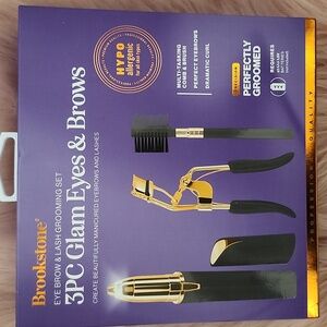 Brand New BROOKSTONE 3PC GLAM EYES & BROWS
